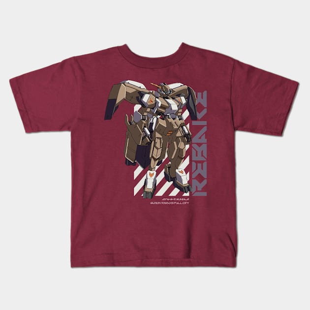 Gundam Gusion Rebake Full City Kids T-Shirt by Shapwac12